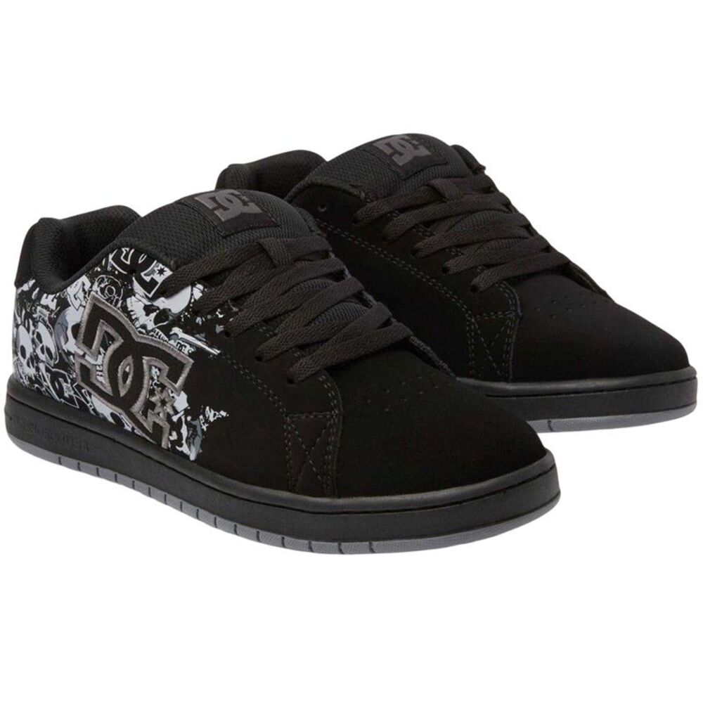 DC Mens Gaveler Suede Skate Shoes / Black/Gum